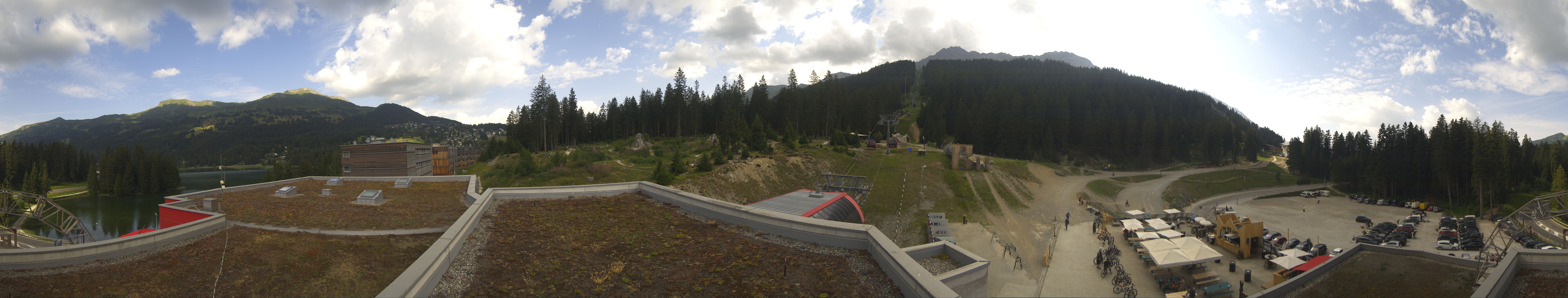 Archived image Webcam Base Station Rothorn Gondola Lenzerheide