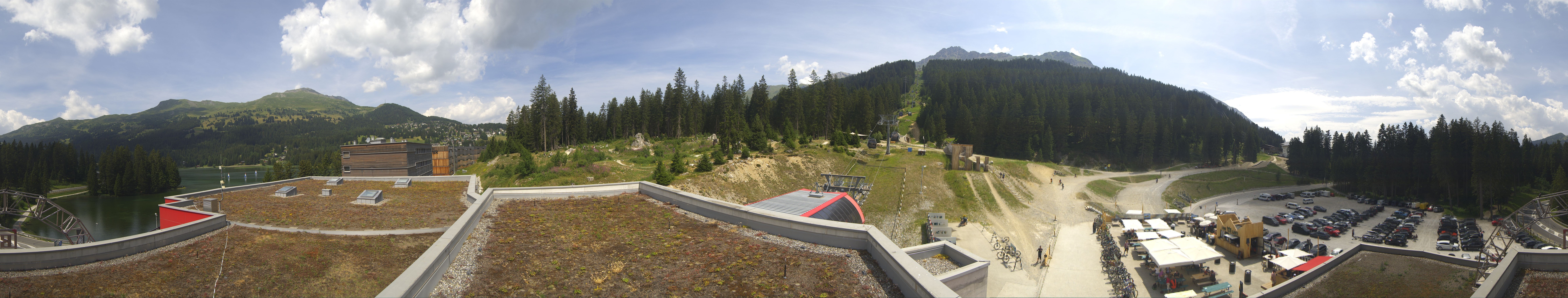 Archived image Webcam Base Station Rothorn Gondola Lenzerheide