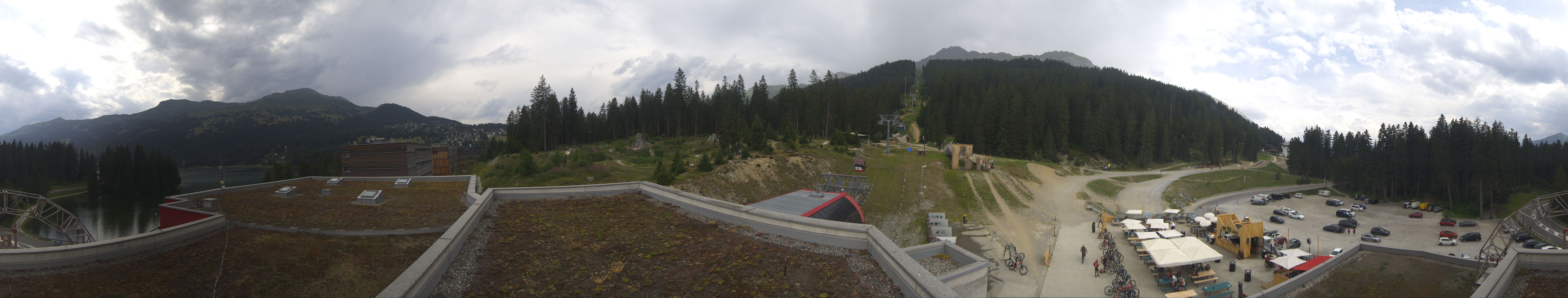 Archived image Webcam Base Station Rothorn Gondola Lenzerheide