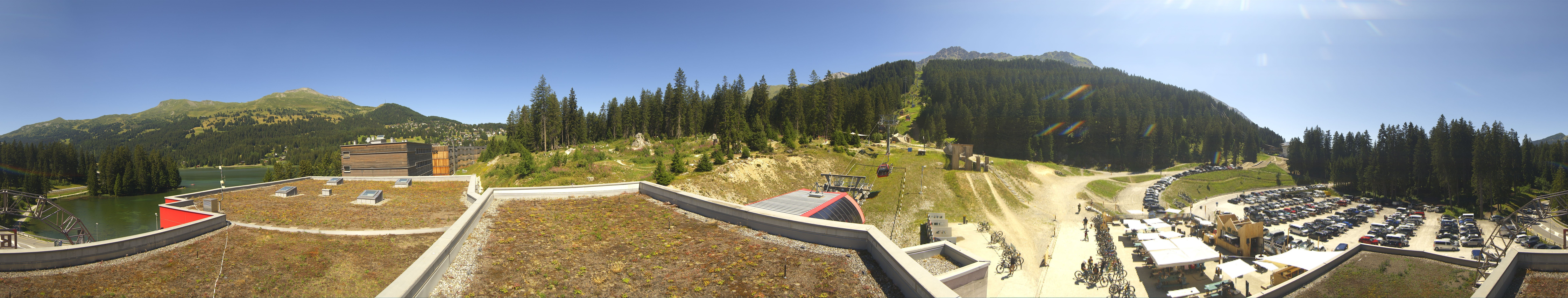 Archived image Webcam Base Station Rothorn Gondola Lenzerheide