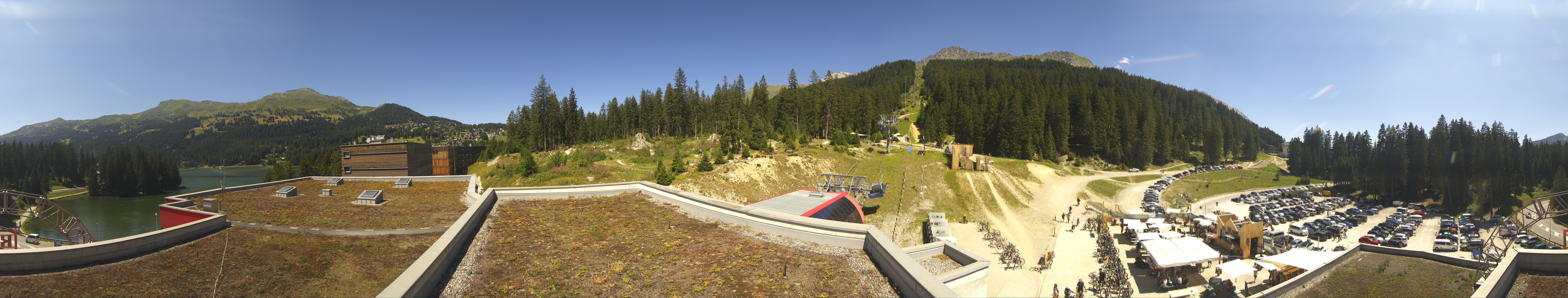 Archived image Webcam Base Station Rothorn Gondola Lenzerheide