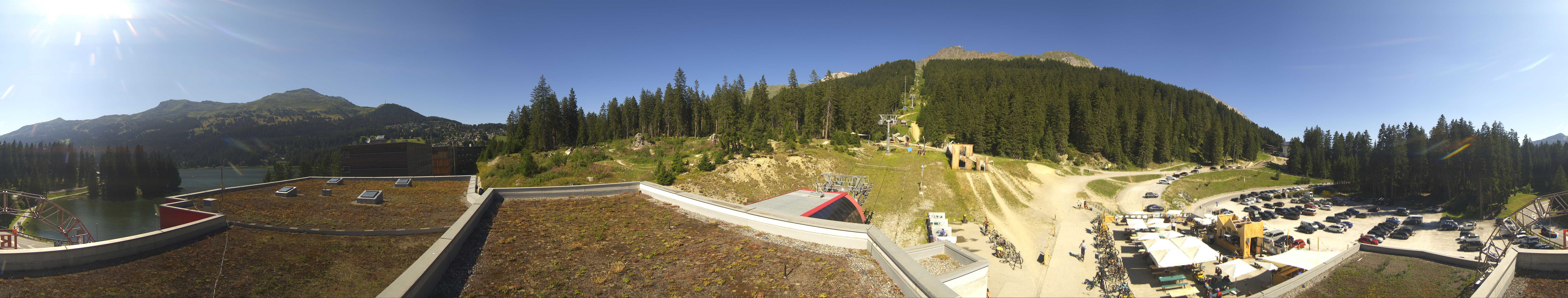 Archived image Webcam Base Station Rothorn Gondola Lenzerheide