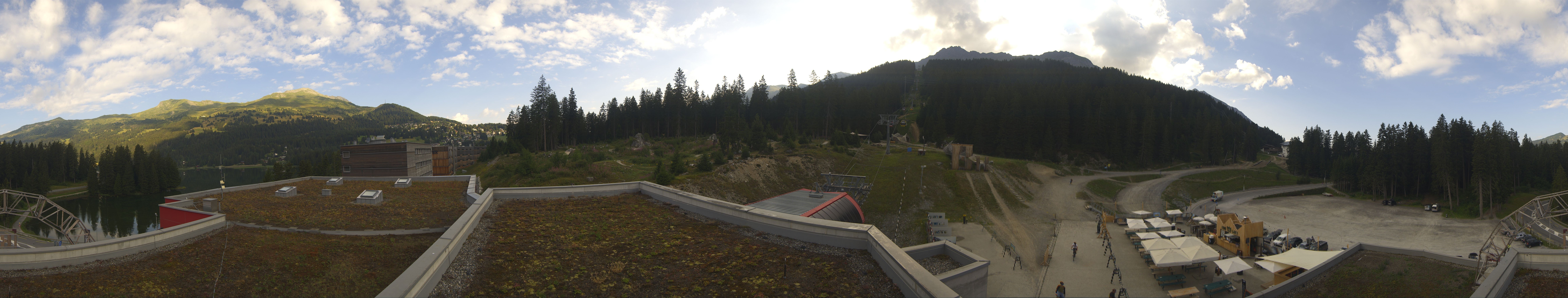Archiv Foto Webcam Talstation Rothorn Gondelbahn Lenzerheide