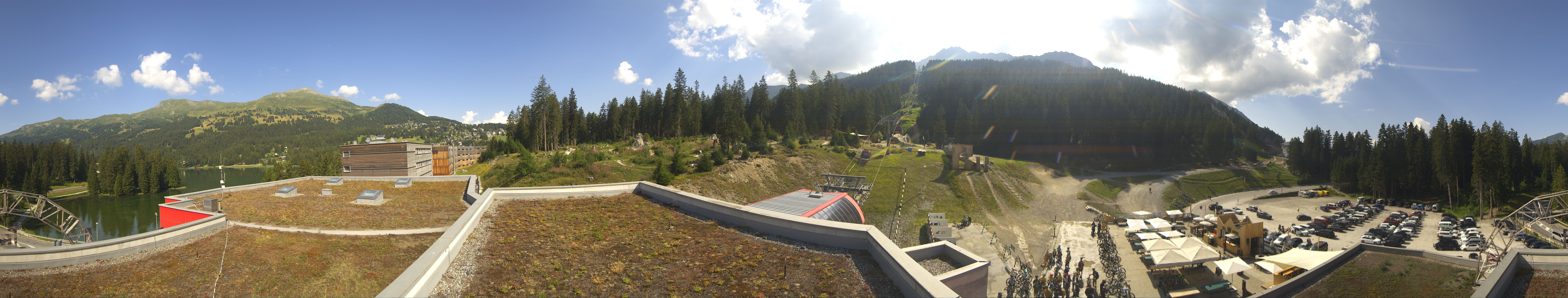Archiv Foto Webcam Talstation Rothorn Gondelbahn Lenzerheide