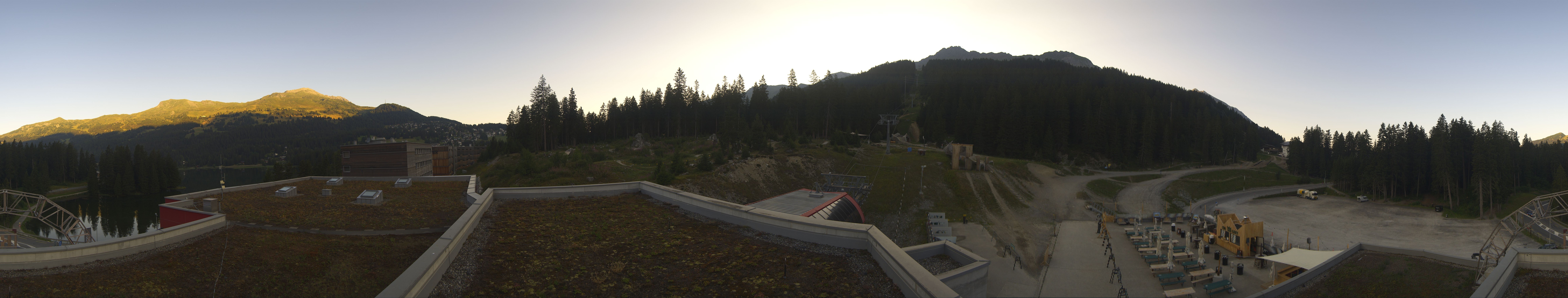 Archiv Foto Webcam Talstation Rothorn Gondelbahn Lenzerheide