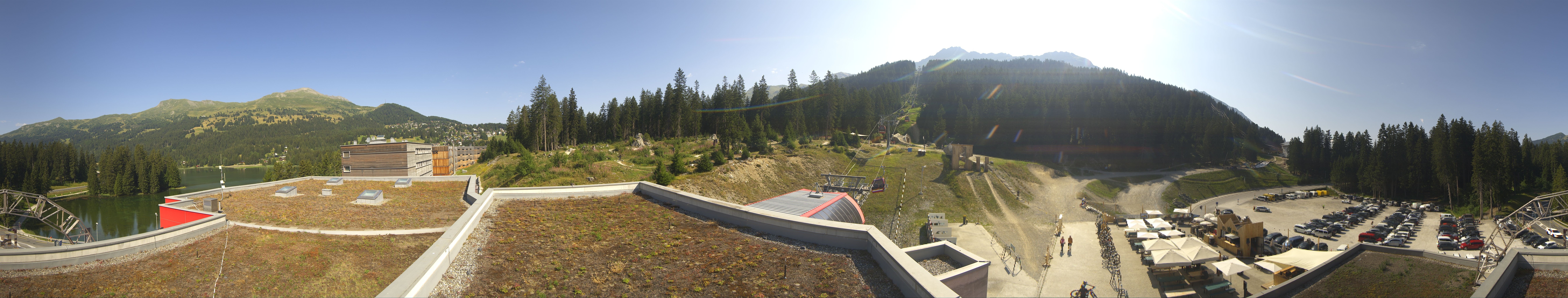 Archiv Foto Webcam Talstation Rothorn Gondelbahn Lenzerheide