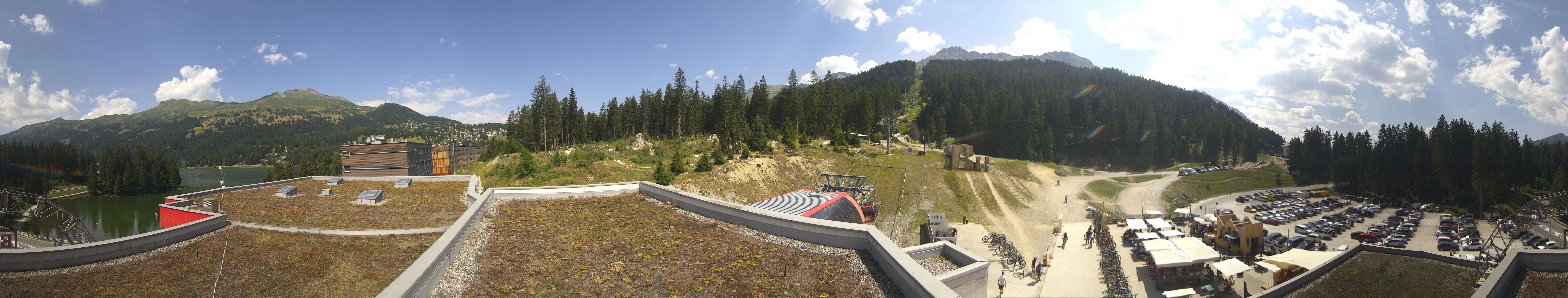 Archiv Foto Webcam Talstation Rothorn Gondelbahn Lenzerheide