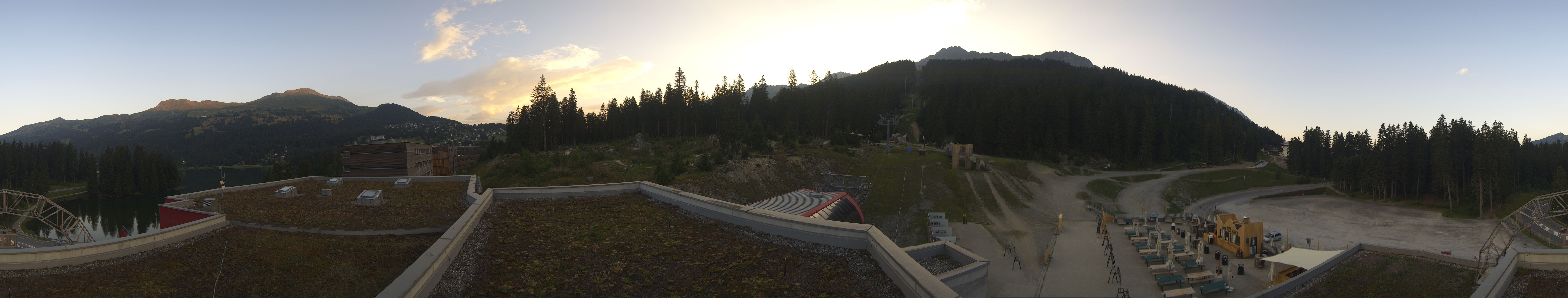 Archiv Foto Webcam Talstation Rothorn Gondelbahn Lenzerheide