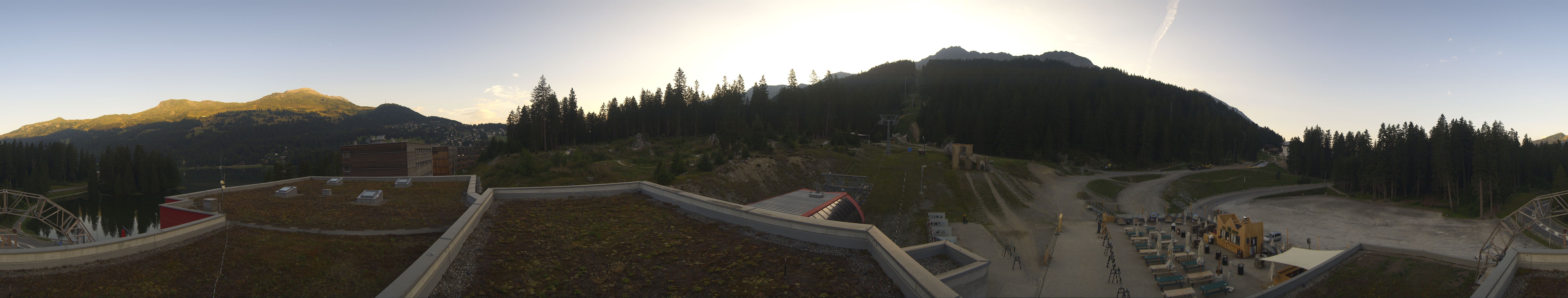 Archiv Foto Webcam Talstation Rothorn Gondelbahn Lenzerheide