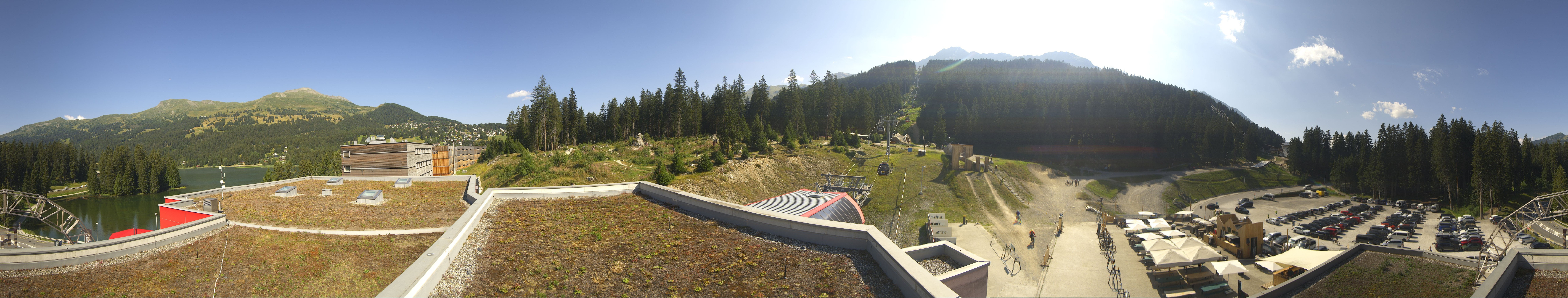 Archiv Foto Webcam Talstation Rothorn Gondelbahn Lenzerheide