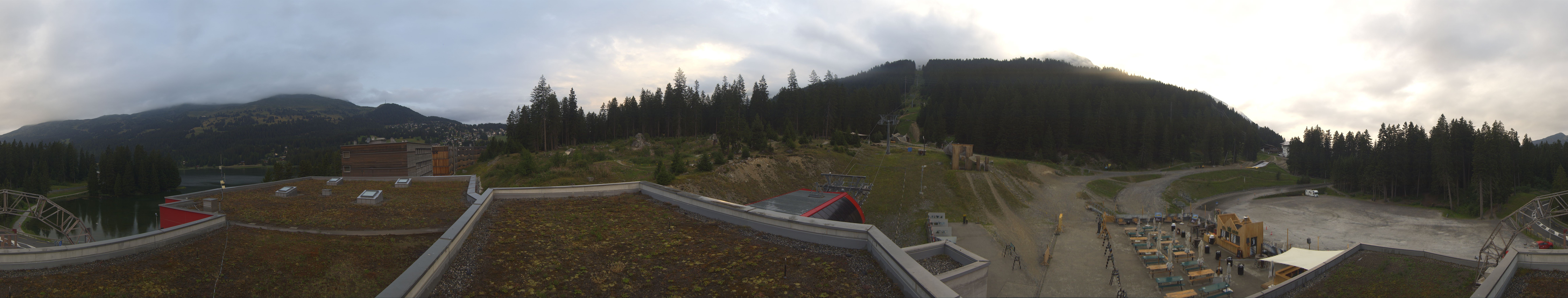 Archiv Foto Webcam Talstation Rothorn Gondelbahn Lenzerheide