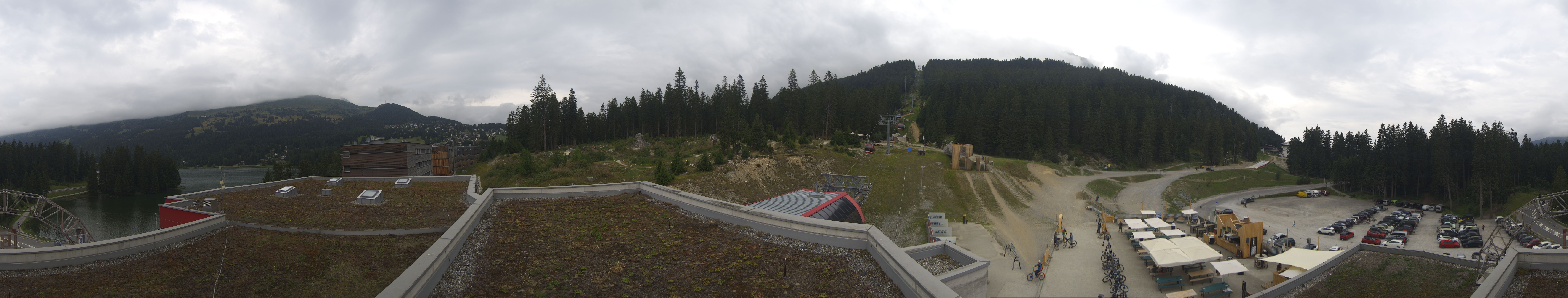 Archiv Foto Webcam Talstation Rothorn Gondelbahn Lenzerheide