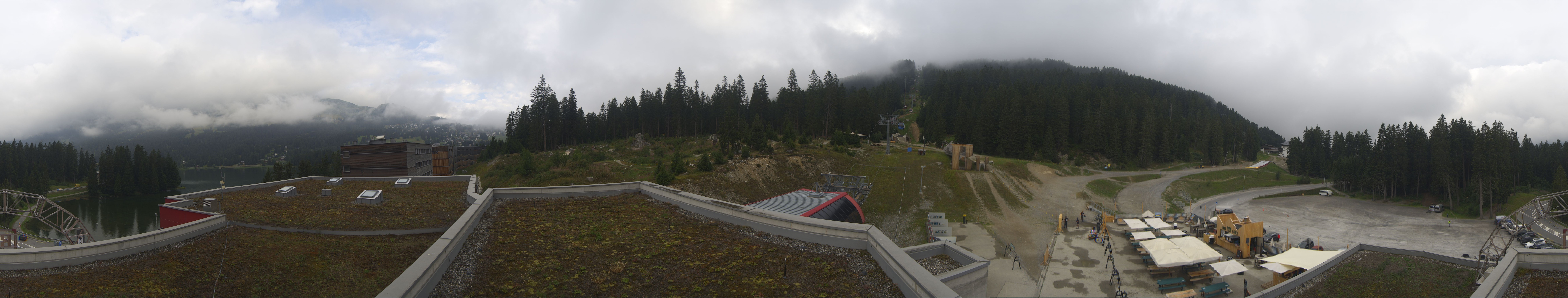 Archiv Foto Webcam Talstation Rothorn Gondelbahn Lenzerheide