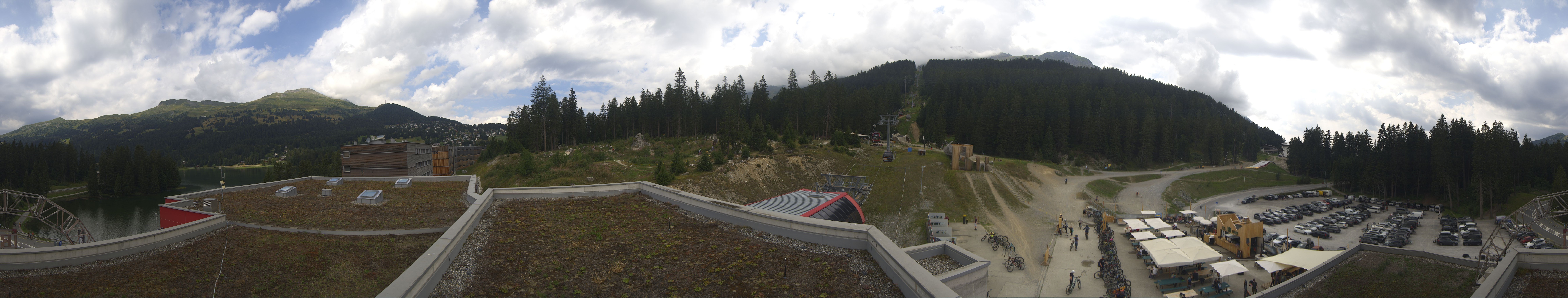 Archiv Foto Webcam Talstation Rothorn Gondelbahn Lenzerheide