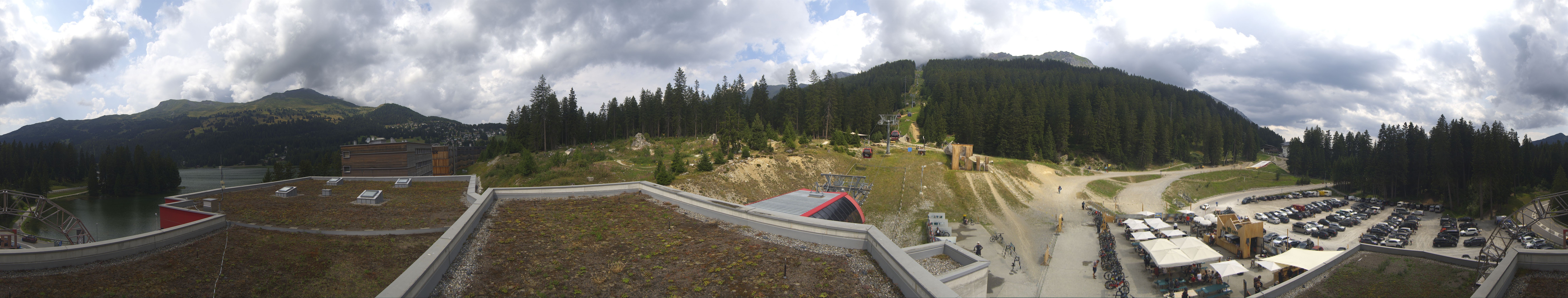 Archiv Foto Webcam Talstation Rothorn Gondelbahn Lenzerheide