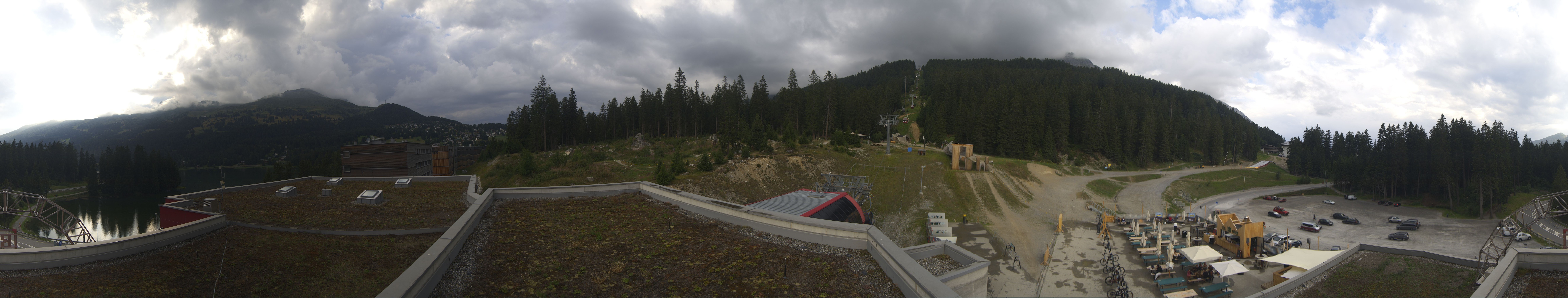 Archiv Foto Webcam Talstation Rothorn Gondelbahn Lenzerheide