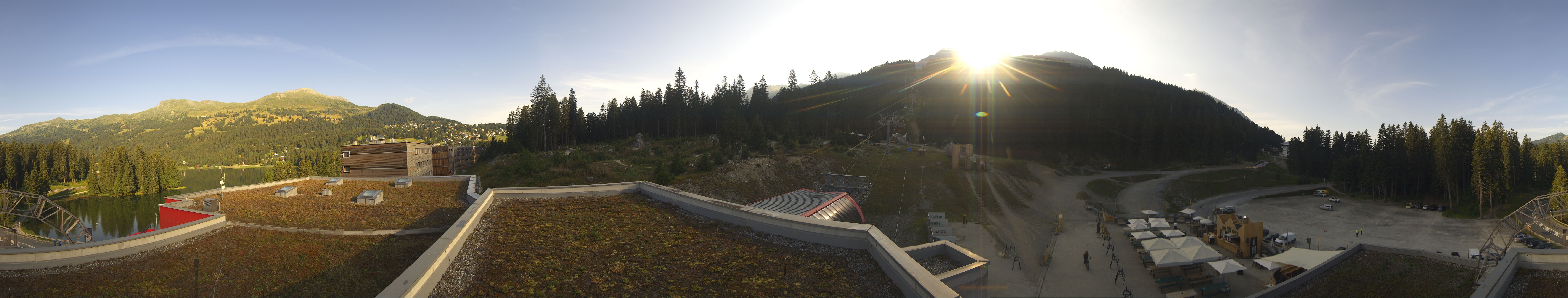 Archiv Foto Webcam Talstation Rothorn Gondelbahn Lenzerheide