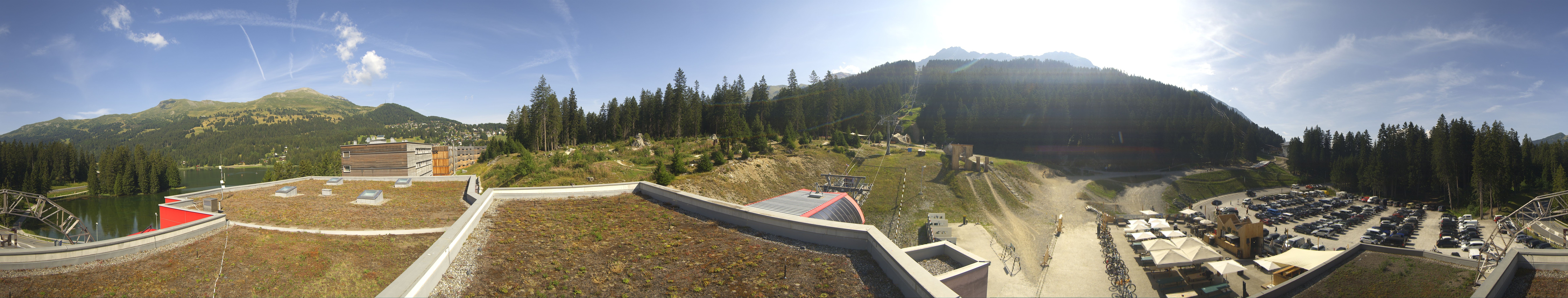 Archiv Foto Webcam Talstation Rothorn Gondelbahn Lenzerheide