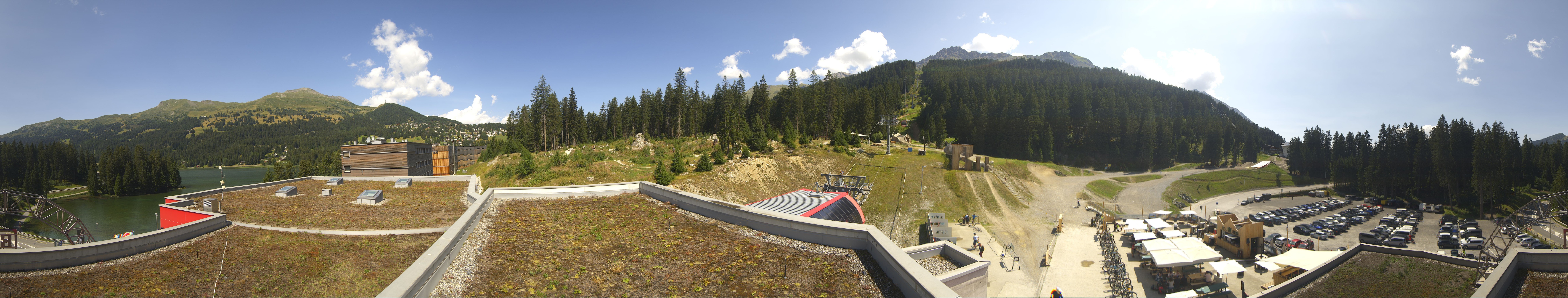 Archived image Webcam Base Station Rothorn Gondola Lenzerheide