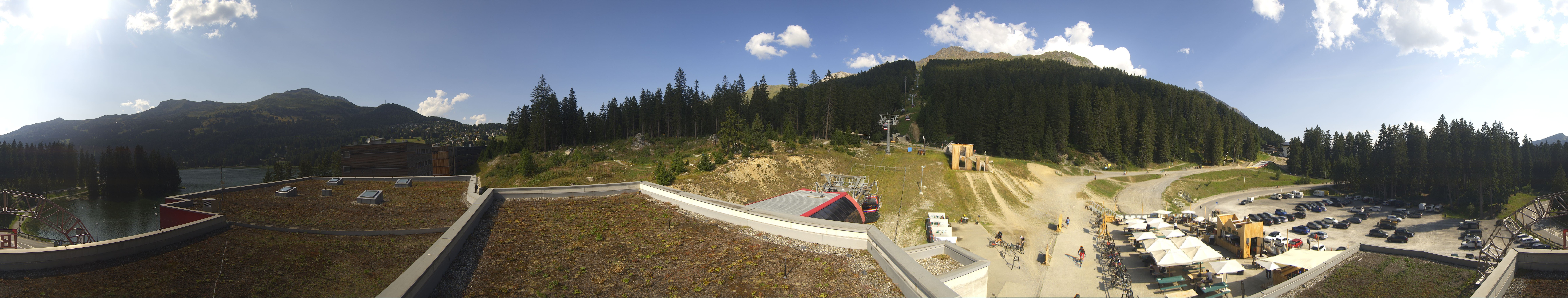 Archived image Webcam Base Station Rothorn Gondola Lenzerheide