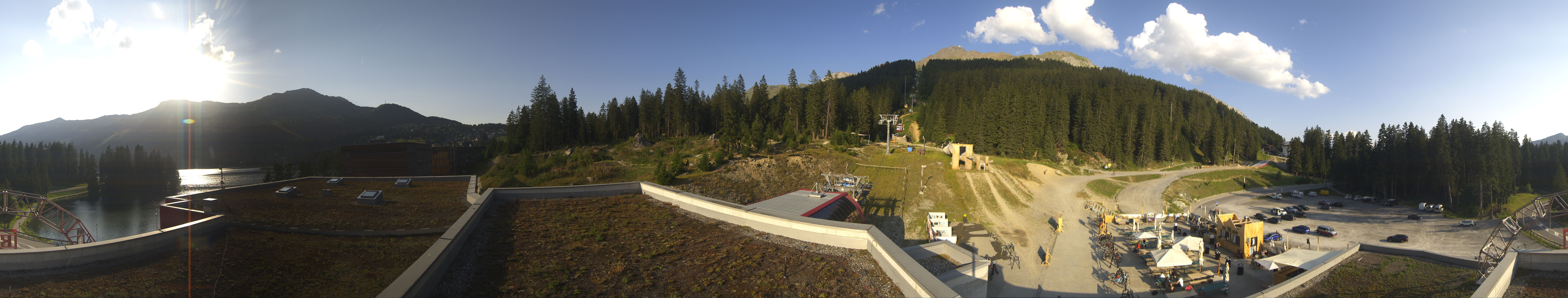 Archived image Webcam Base Station Rothorn Gondola Lenzerheide
