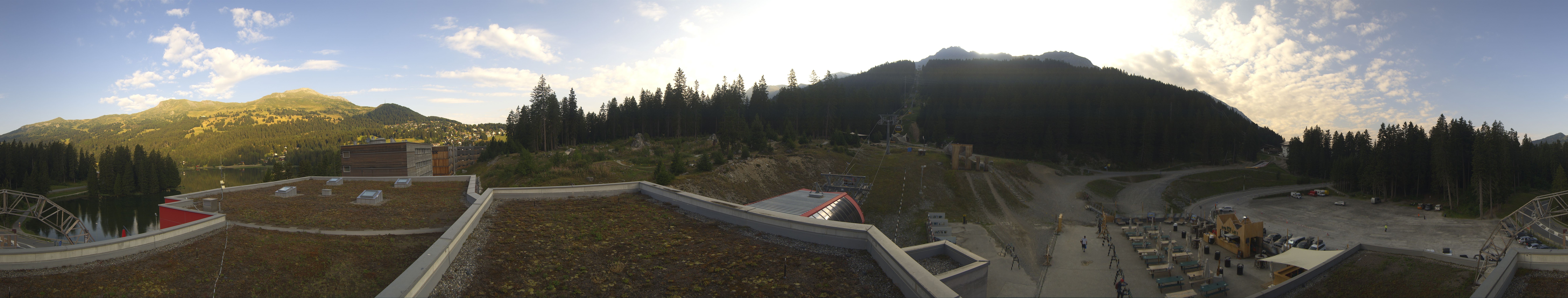 Archiv Foto Webcam Talstation Rothorn Gondelbahn Lenzerheide