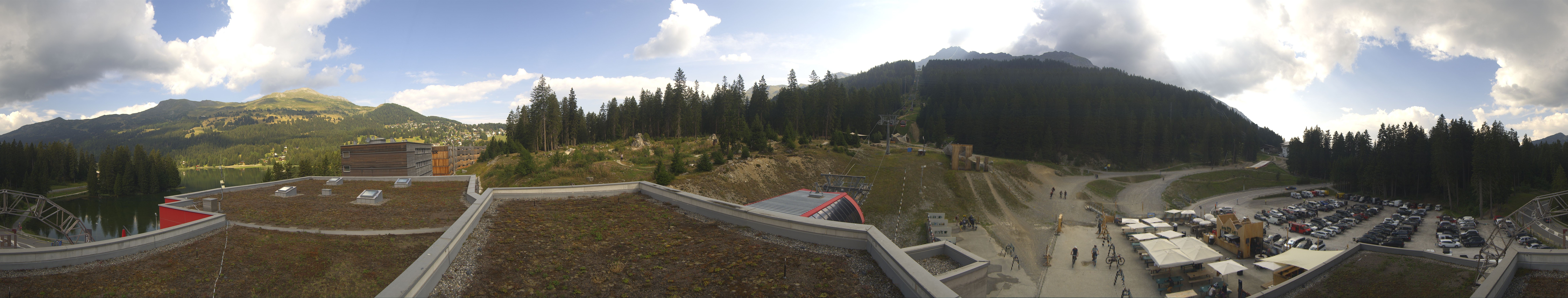 Archiv Foto Webcam Talstation Rothorn Gondelbahn Lenzerheide