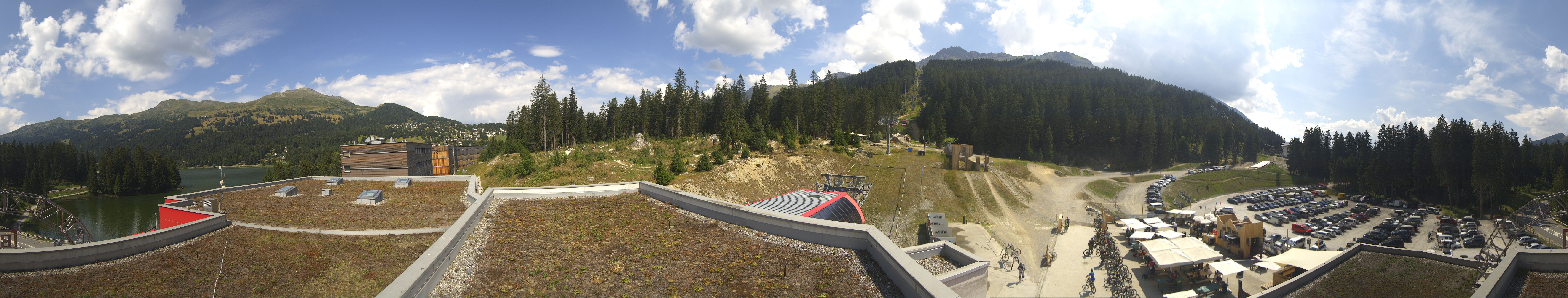 Archiv Foto Webcam Talstation Rothorn Gondelbahn Lenzerheide