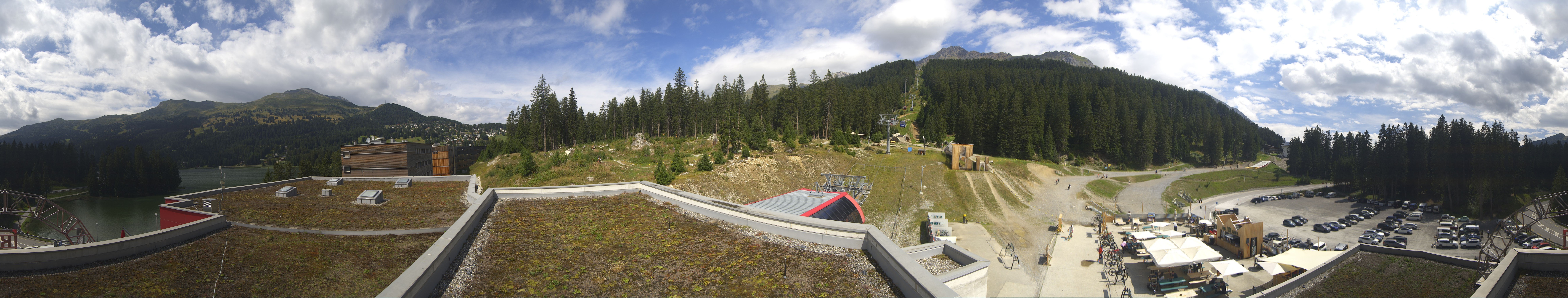 Archiv Foto Webcam Talstation Rothorn Gondelbahn Lenzerheide