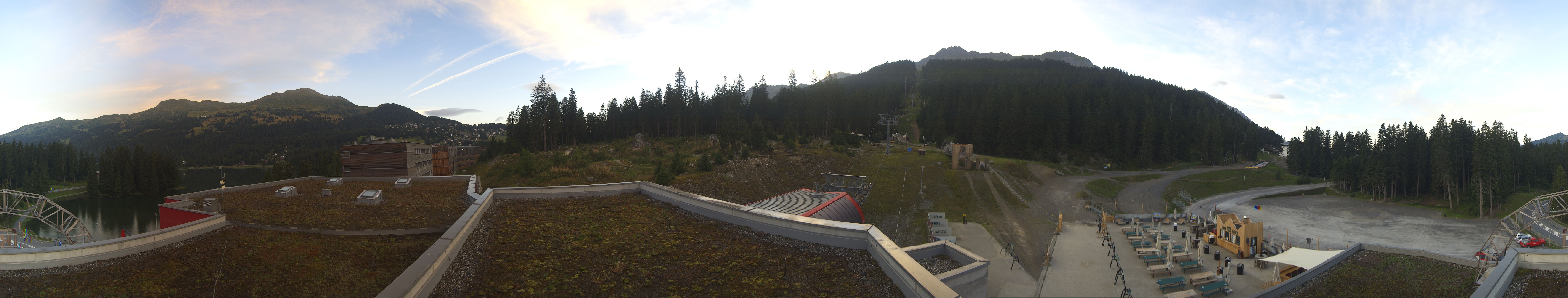 Archiv Foto Webcam Talstation Rothorn Gondelbahn Lenzerheide