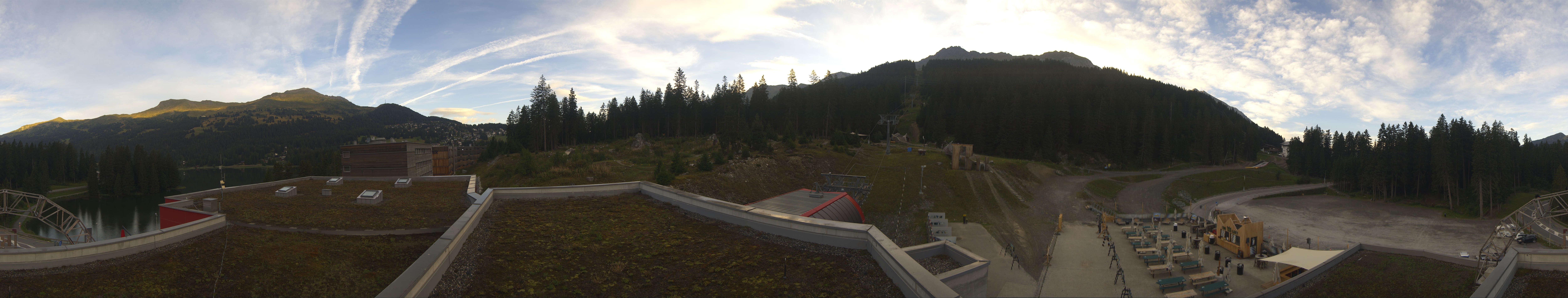 Archiv Foto Webcam Talstation Rothorn Gondelbahn Lenzerheide