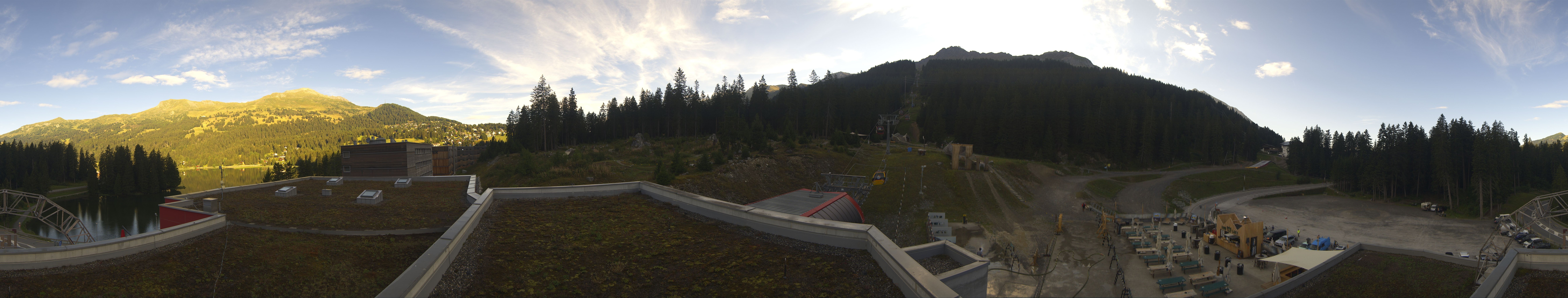 Archiv Foto Webcam Talstation Rothorn Gondelbahn Lenzerheide