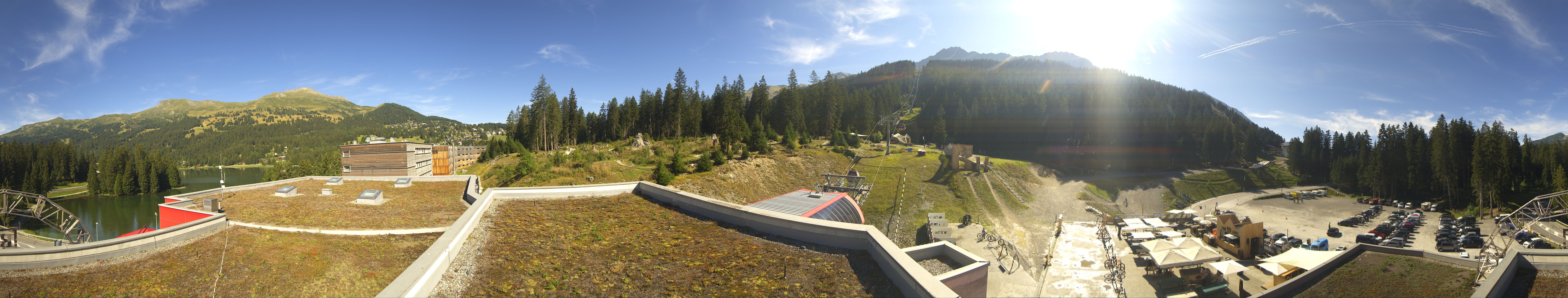 Archiv Foto Webcam Talstation Rothorn Gondelbahn Lenzerheide