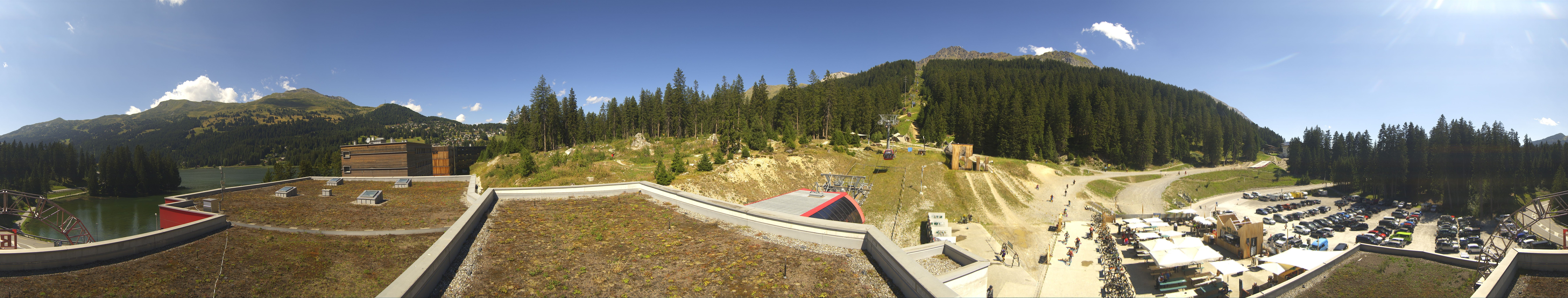 Archiv Foto Webcam Talstation Rothorn Gondelbahn Lenzerheide