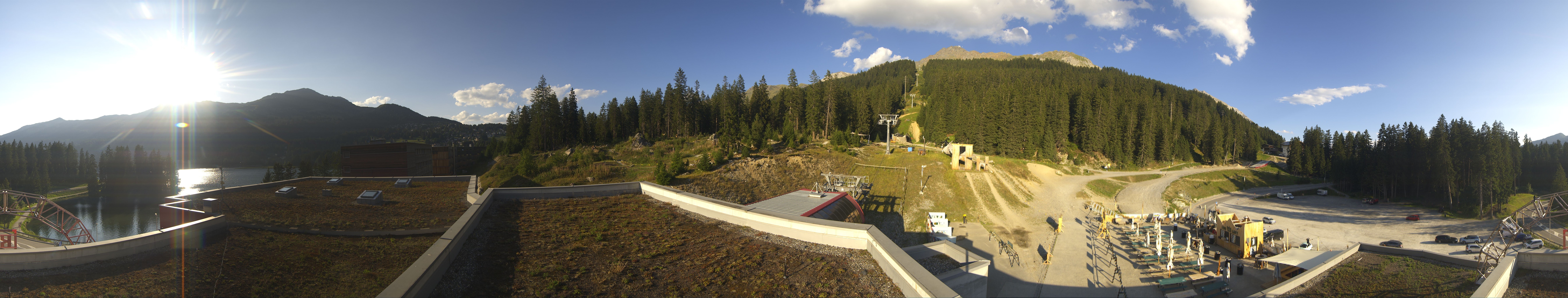 Archived image Webcam Base Station Rothorn Gondola Lenzerheide