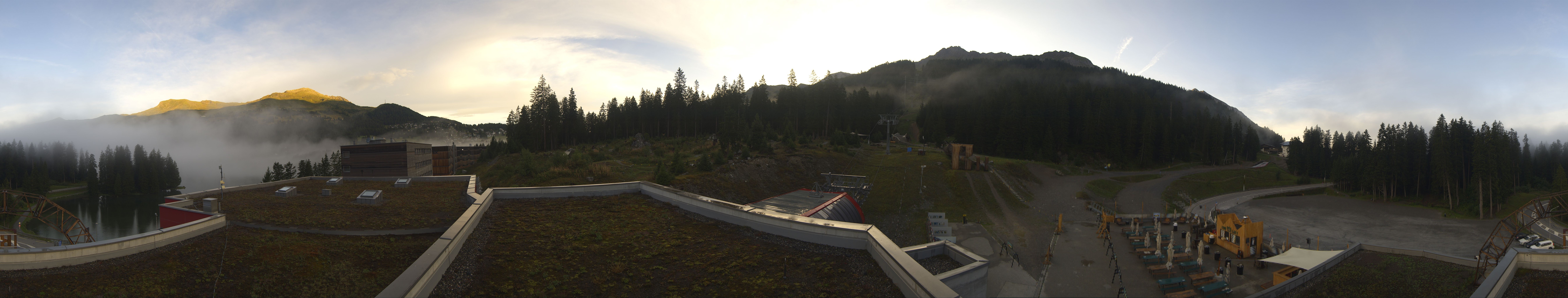 Archiv Foto Webcam Talstation Rothorn Gondelbahn Lenzerheide