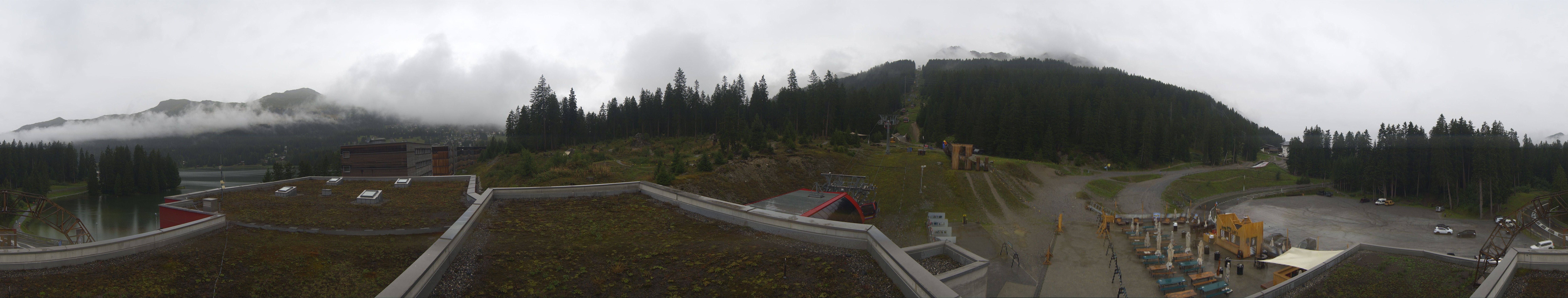 Archiv Foto Webcam Talstation Rothorn Gondelbahn Lenzerheide