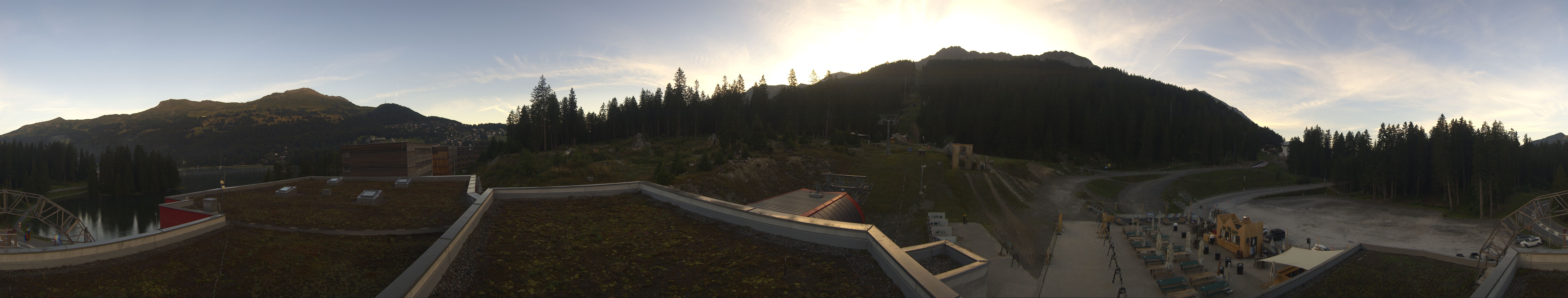 Archiv Foto Webcam Talstation Rothorn Gondelbahn Lenzerheide