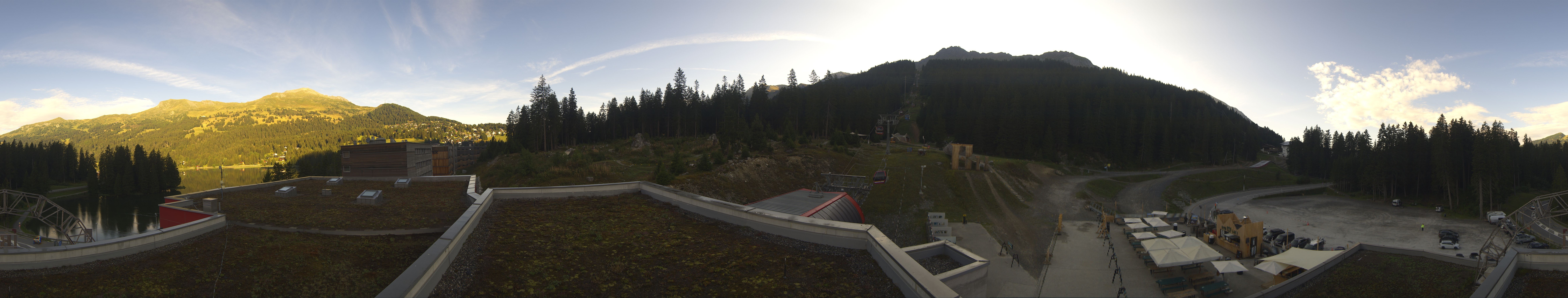 Archiv Foto Webcam Talstation Rothorn Gondelbahn Lenzerheide