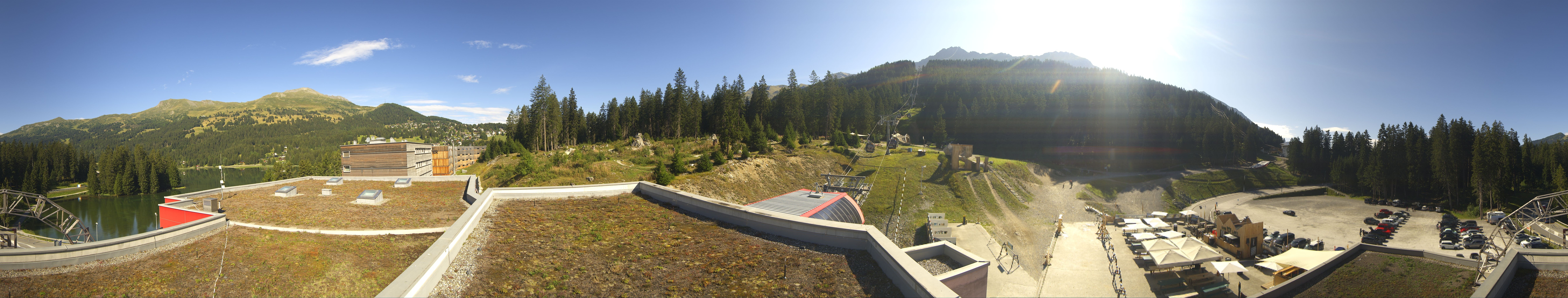Archiv Foto Webcam Talstation Rothorn Gondelbahn Lenzerheide