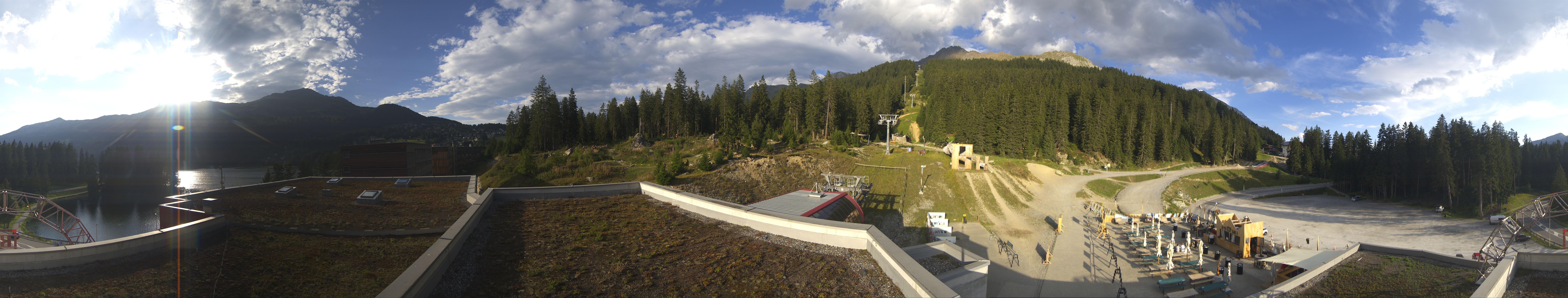 Archiv Foto Webcam Talstation Rothorn Gondelbahn Lenzerheide