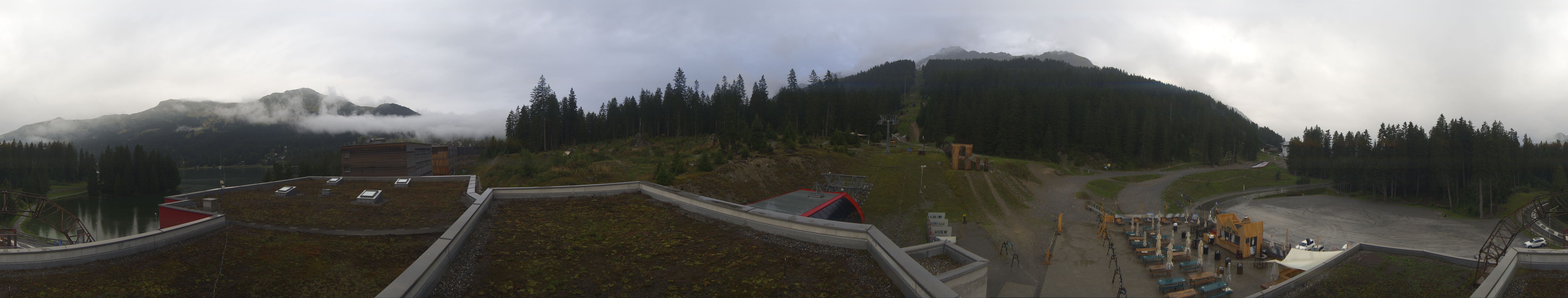 Archiv Foto Webcam Talstation Rothorn Gondelbahn Lenzerheide