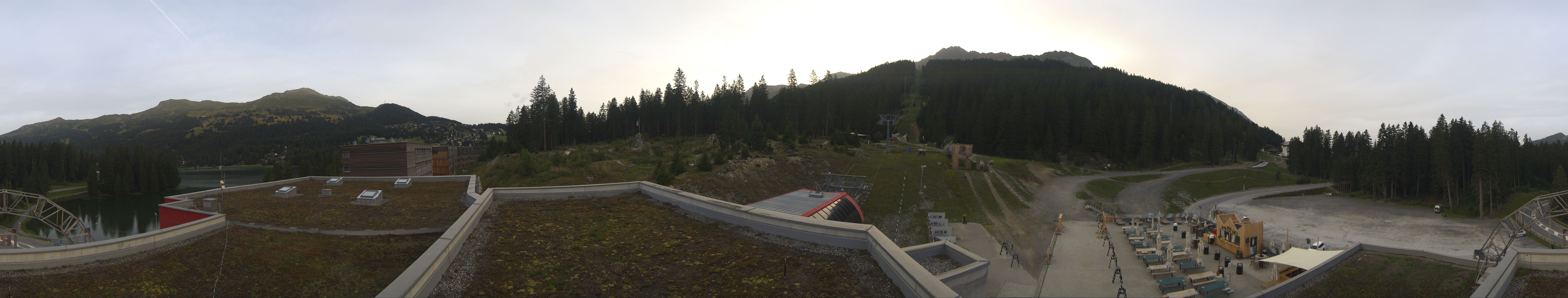 Archiv Foto Webcam Talstation Rothorn Gondelbahn Lenzerheide