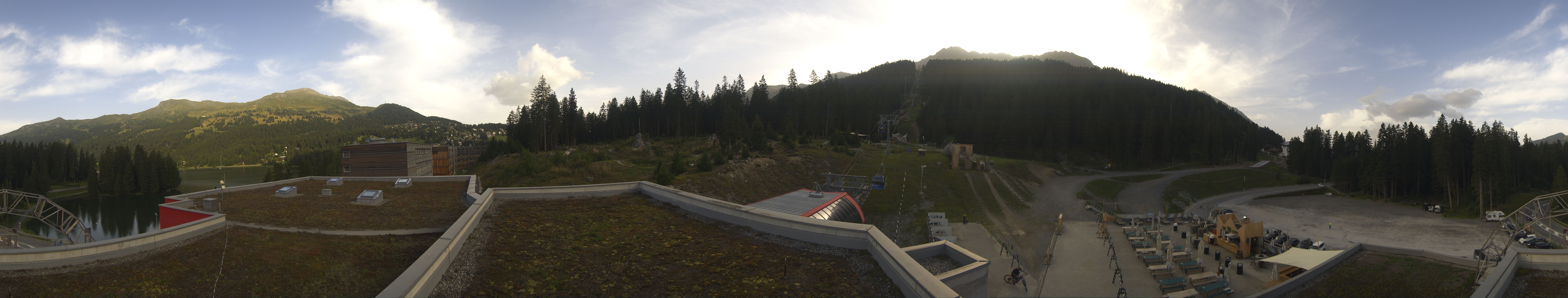 Archiv Foto Webcam Talstation Rothorn Gondelbahn Lenzerheide
