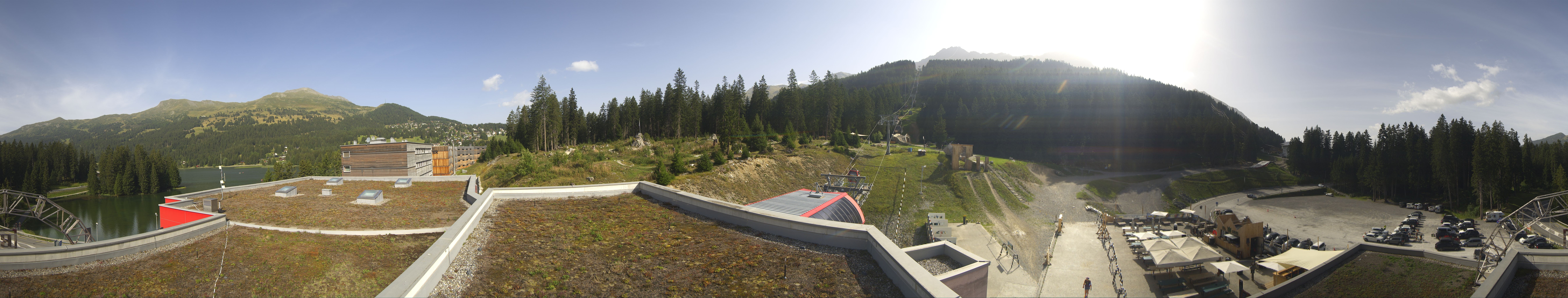 Archiv Foto Webcam Talstation Rothorn Gondelbahn Lenzerheide