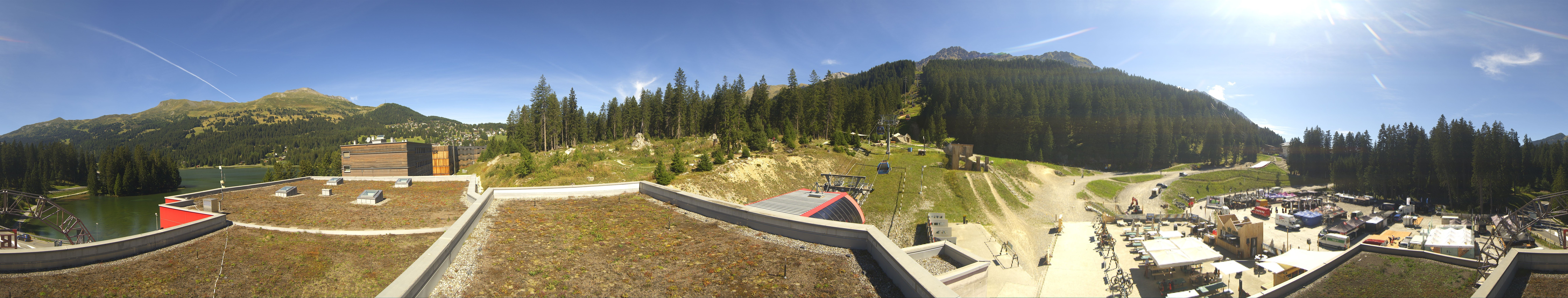 Archived image Webcam Base Station Rothorn Gondola Lenzerheide