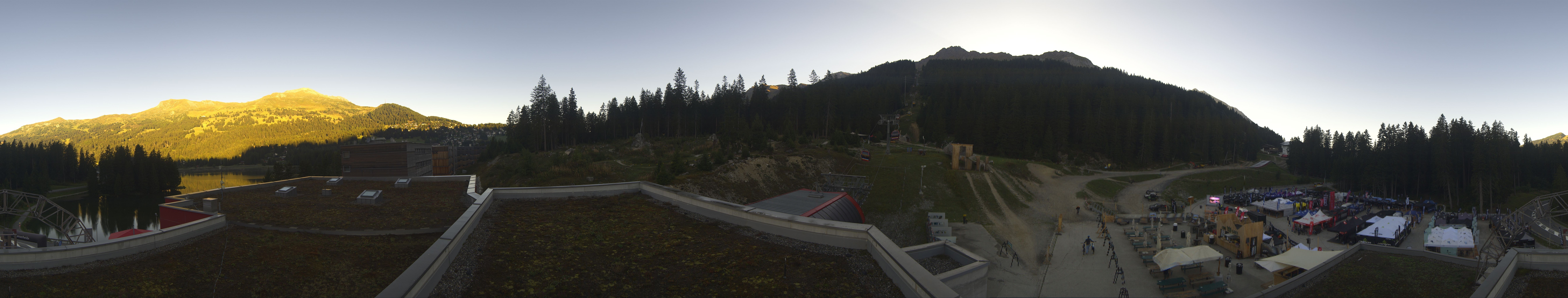 Archiv Foto Webcam Talstation Rothorn Gondelbahn Lenzerheide