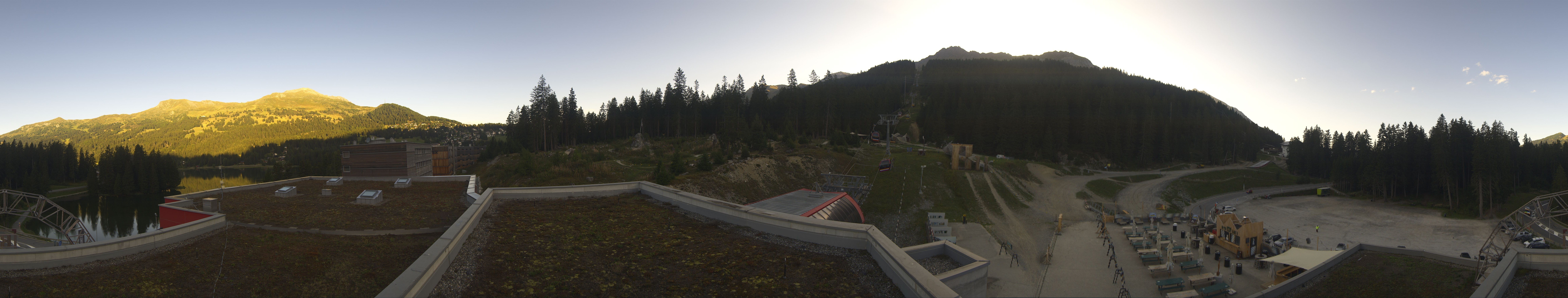 Archiv Foto Webcam Talstation Rothorn Gondelbahn Lenzerheide