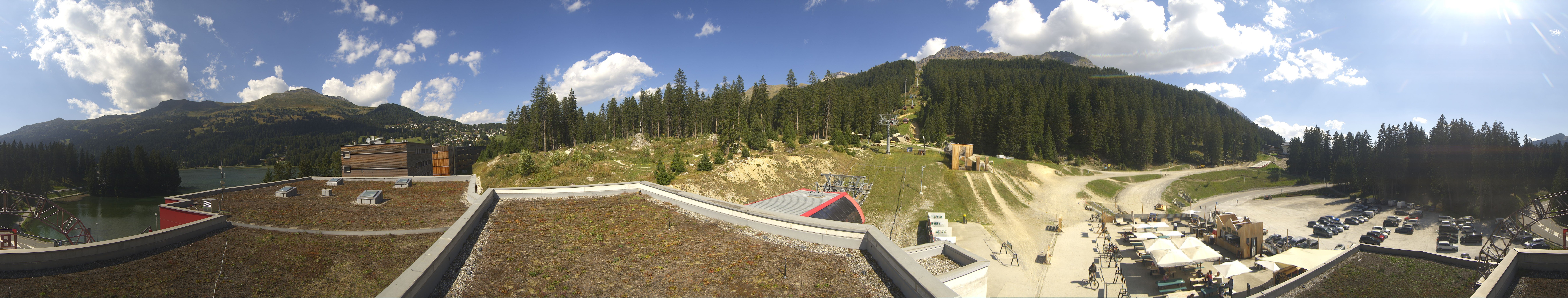 Archiv Foto Webcam Talstation Rothorn Gondelbahn Lenzerheide
