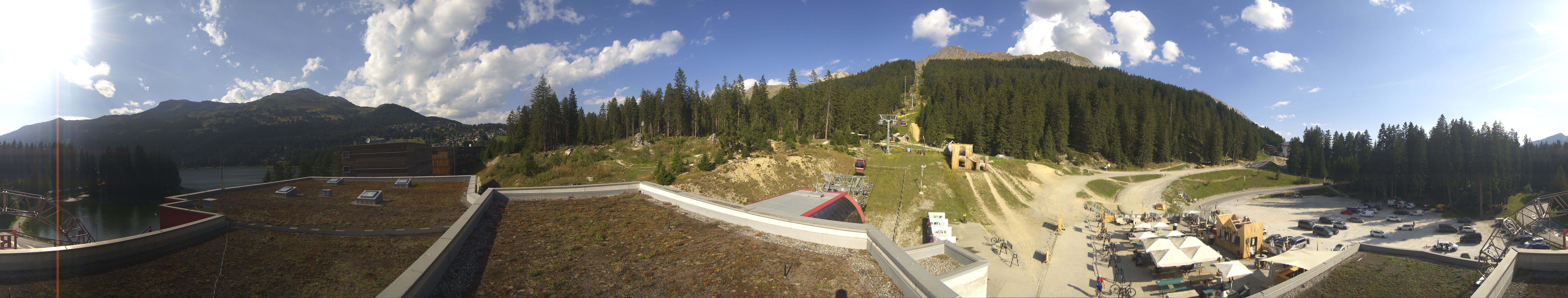 Archiv Foto Webcam Talstation Rothorn Gondelbahn Lenzerheide